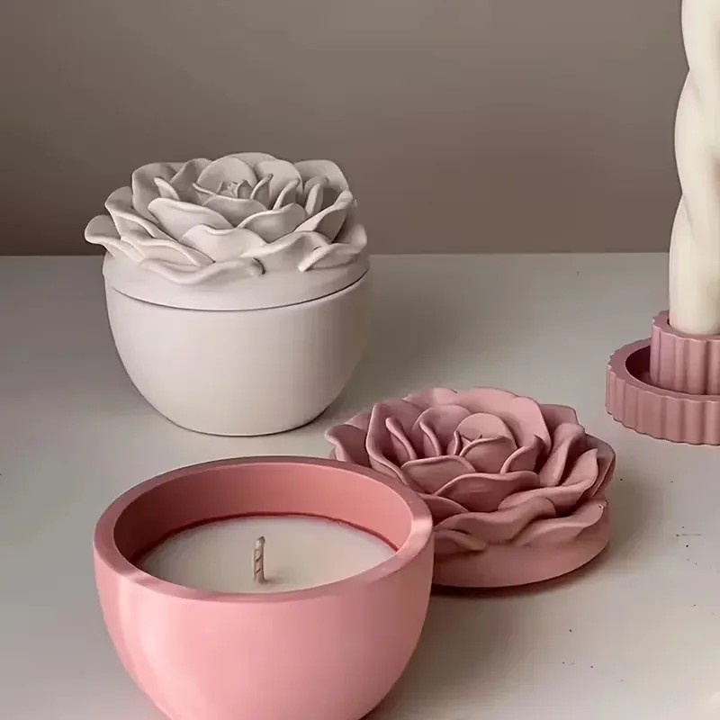 Candle Making Jars With Lids - Molde de silicona de alta calidad
