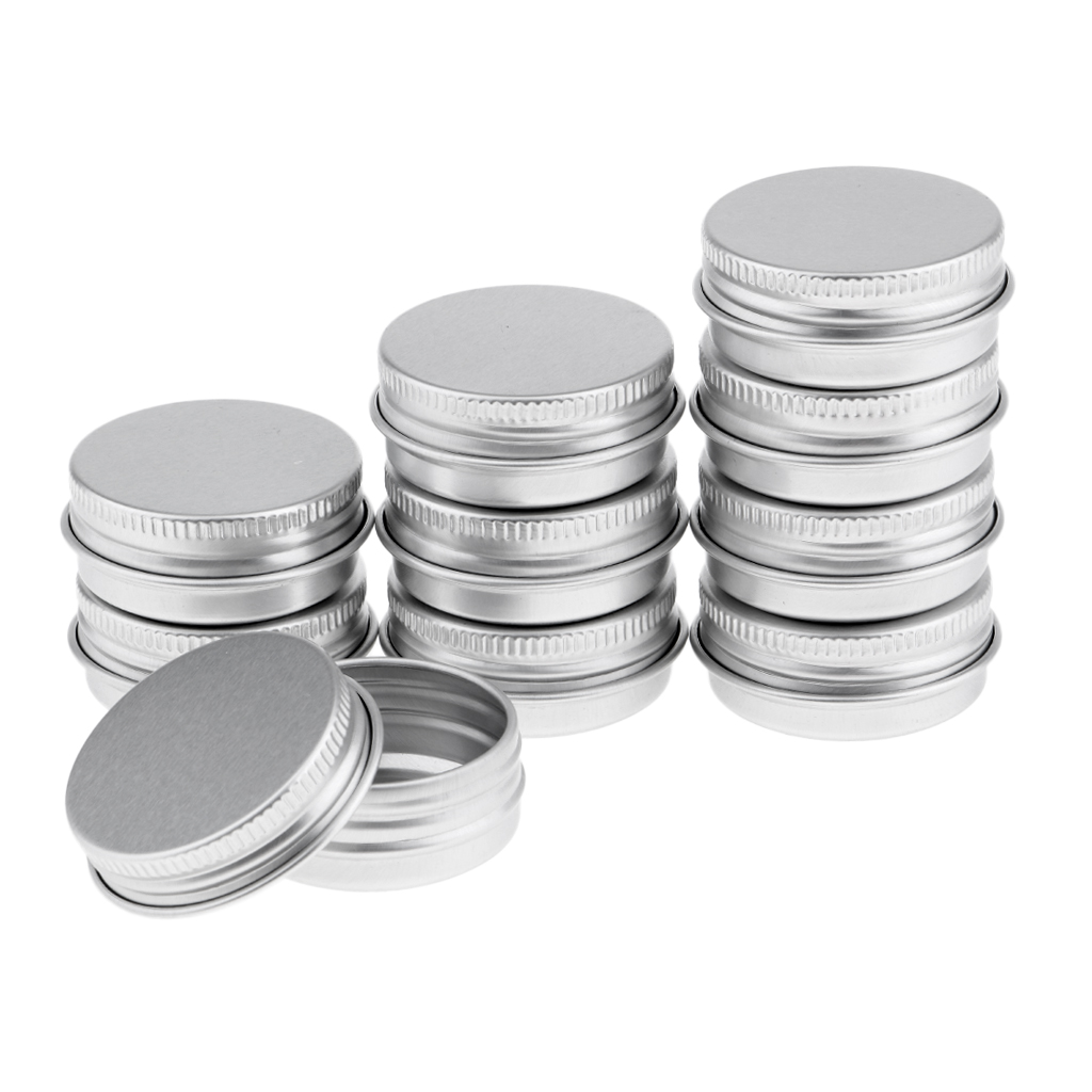 Tin Container Lid - Envase Cosmético con Tapa de 15