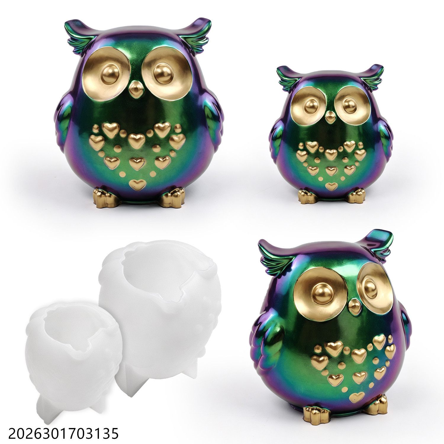 Candle Making Tutorial - Molde de silicona de búho 3D