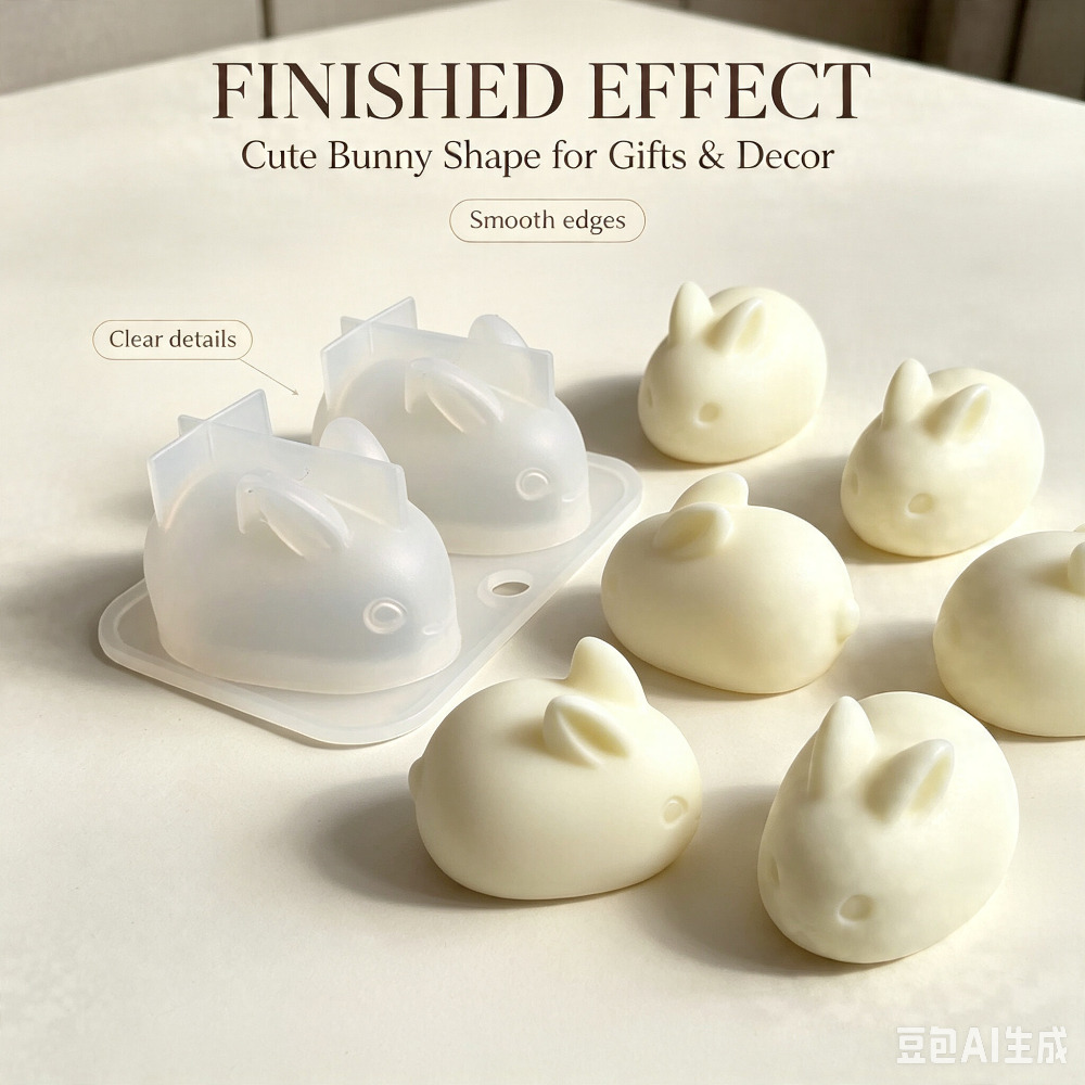Molde de Silicona 3D de Conejo - Candle Making Tutorial reseña y precio