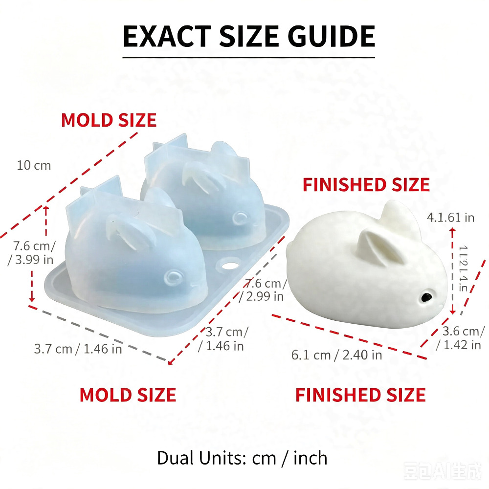 Molde de Silicona 3D de Conejo - Candle Making Tutorial reseña y precio