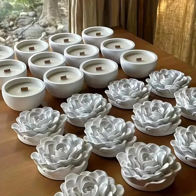 Molde de silicona de alta cali - Candle Making Jars With Lids reseña y precio