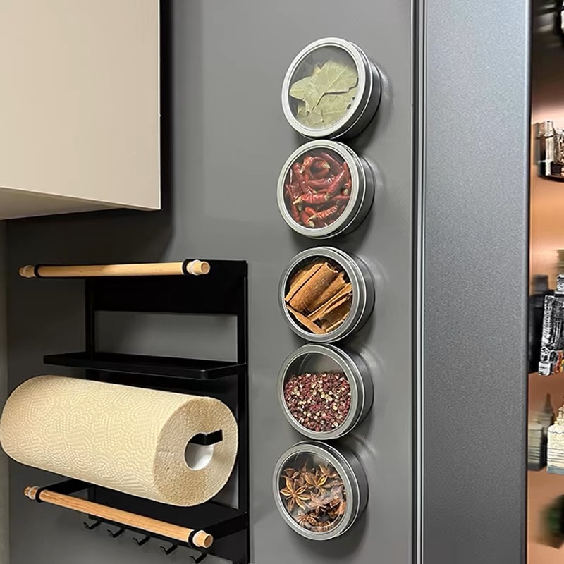 Recipientes magnéticos para es - Tin Container Lid reseña y precio