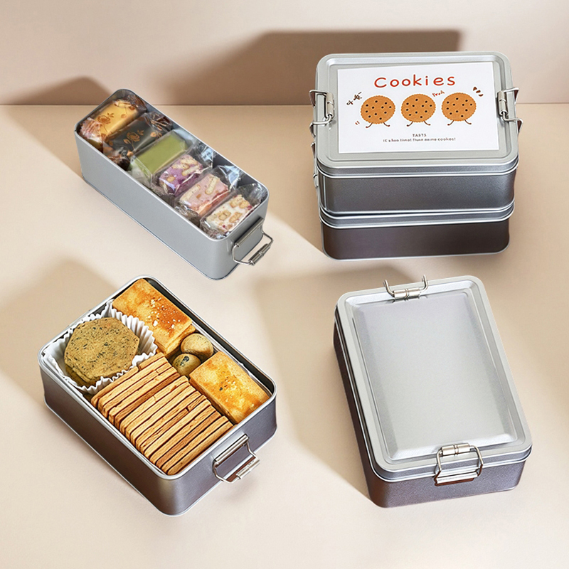 Cajas rectangulares de hojalat - Tin Container Lid reseña y precio