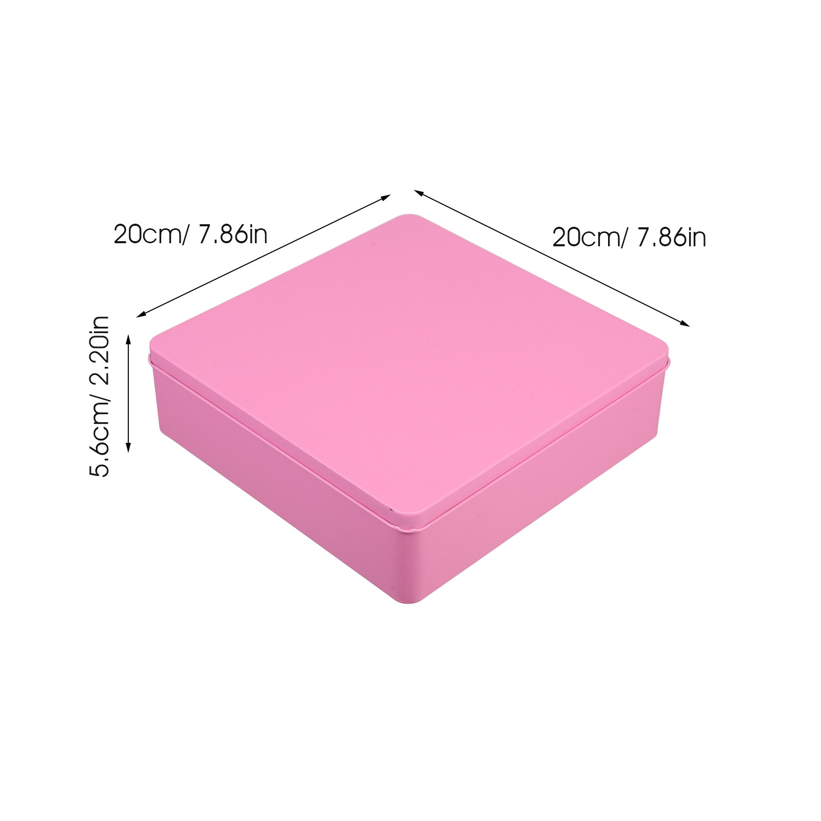 Caja de almacenamiento decorat - Tin Container Lid reseña y precio