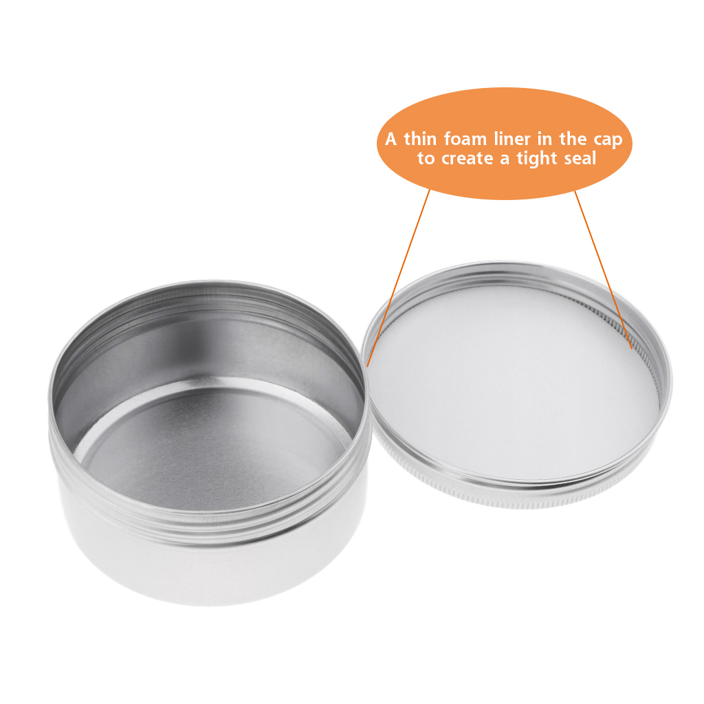 Envase Cosmético con Tapa de 1 - Tin Container Lid reseña y precio